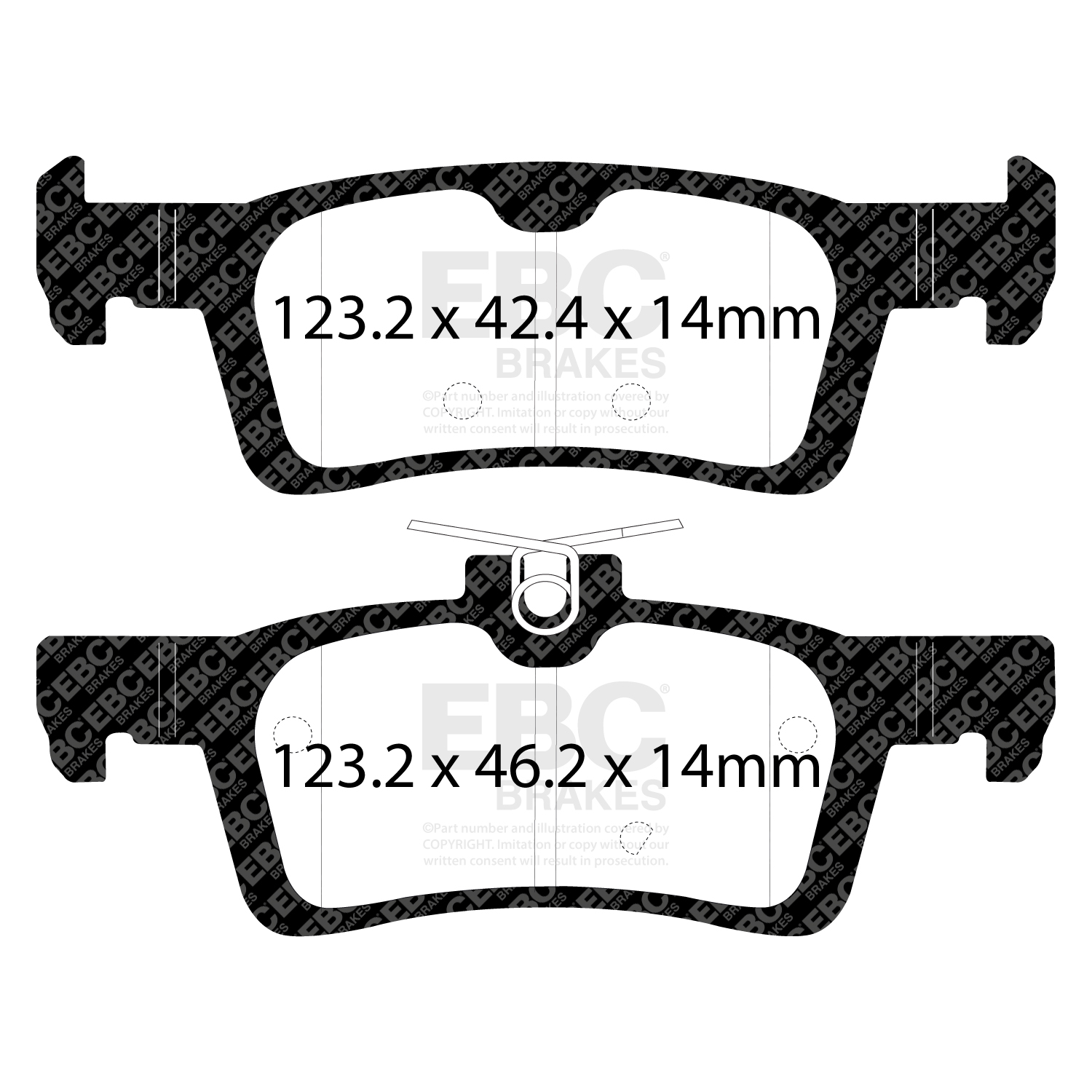 Pastiglie Sportive Stradali EBC Yellowstuff - EBC-DP42319R