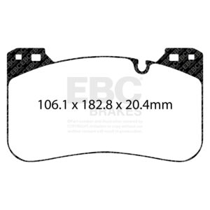 Pastiglie Sportive Stradali EBC Yellowstuff - EBC-DP42331R