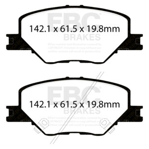 Pastiglie Sportive Stradali EBC Yellowstuff - EBC-DP42340R