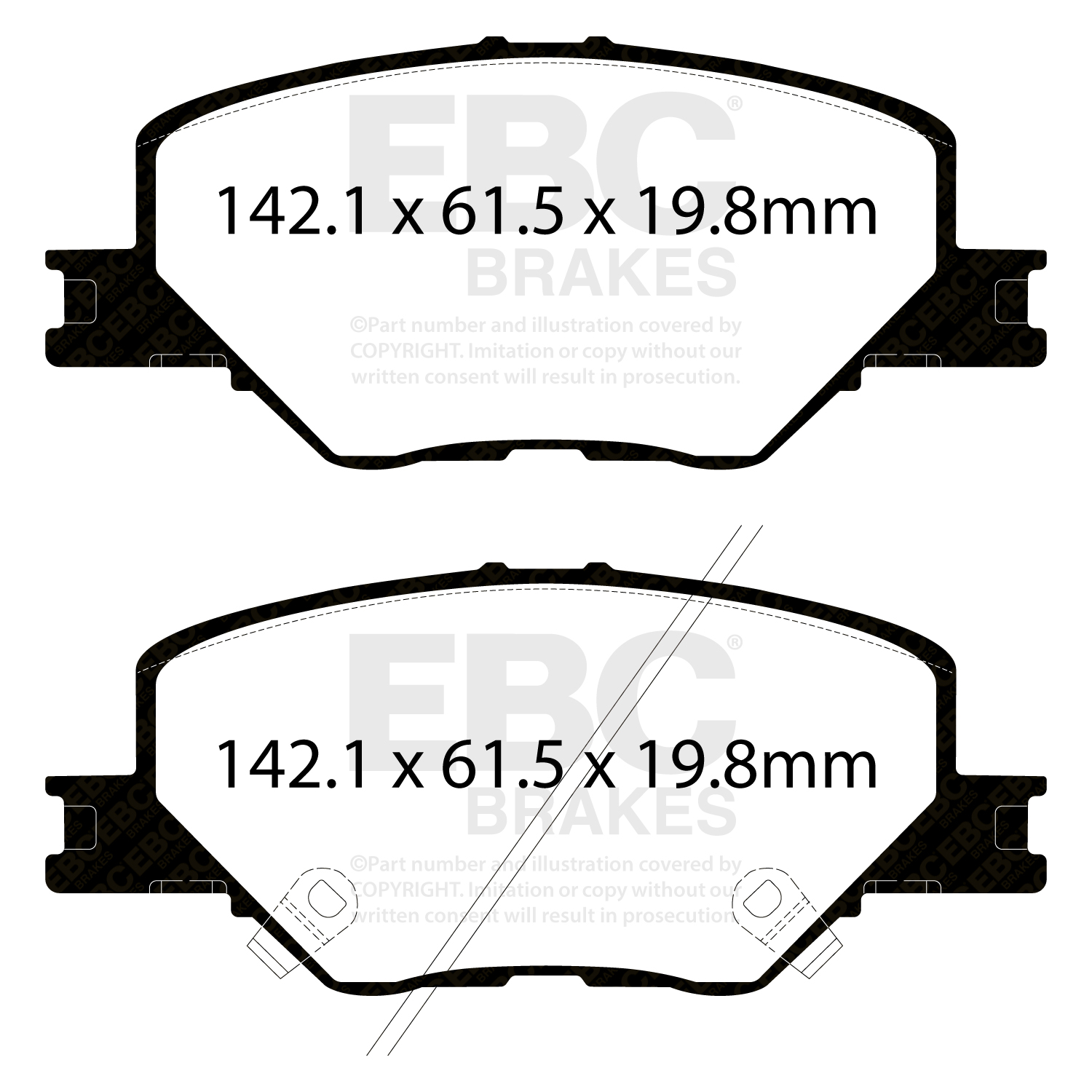 Pastiglie Sportive Stradali EBC Yellowstuff - EBC-DP42340R
