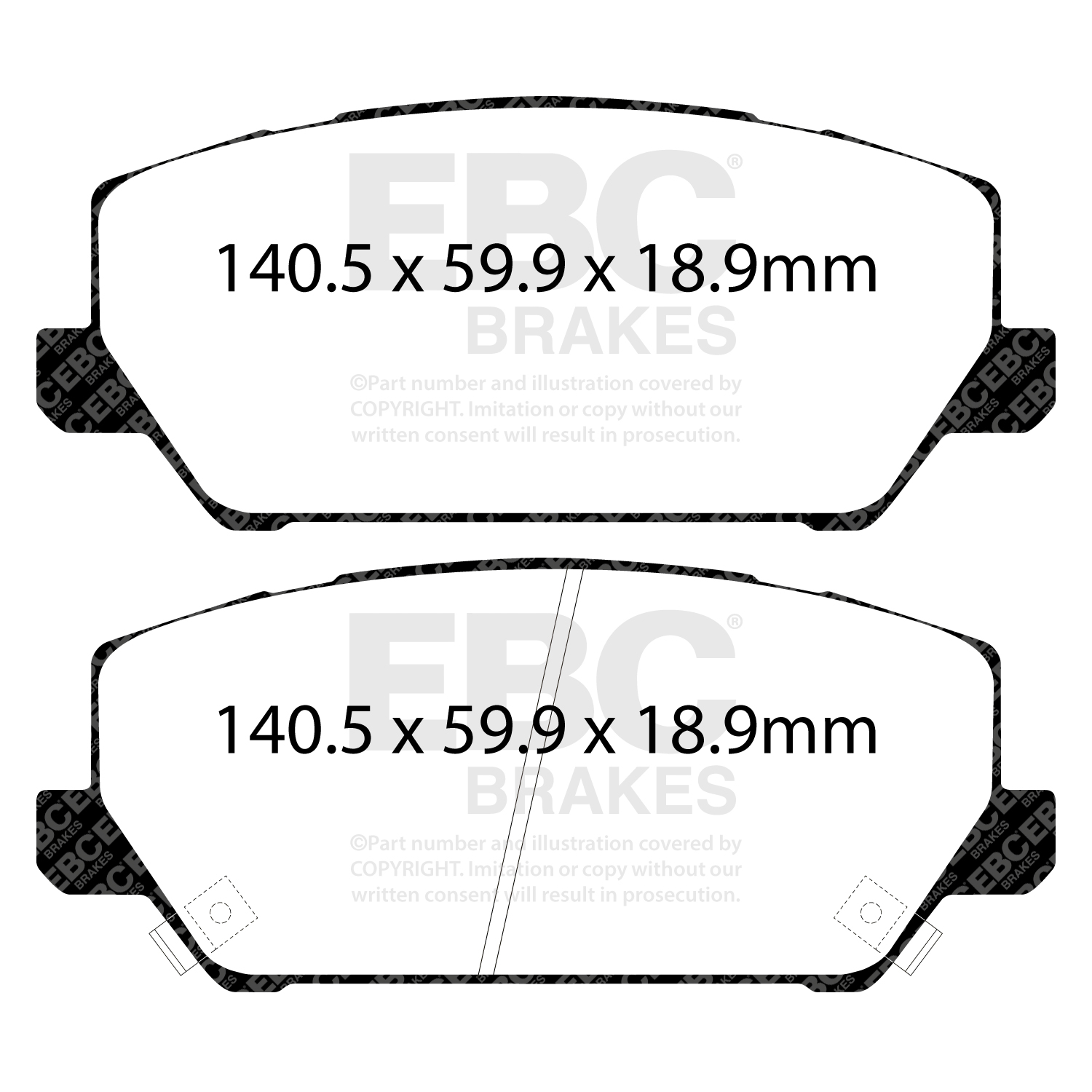 Pastiglie Sportive Stradali EBC Yellowstuff - EBC-DP42343R