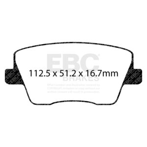 Pastiglie Sportive Stradali EBC Yellowstuff - EBC-DP42344R