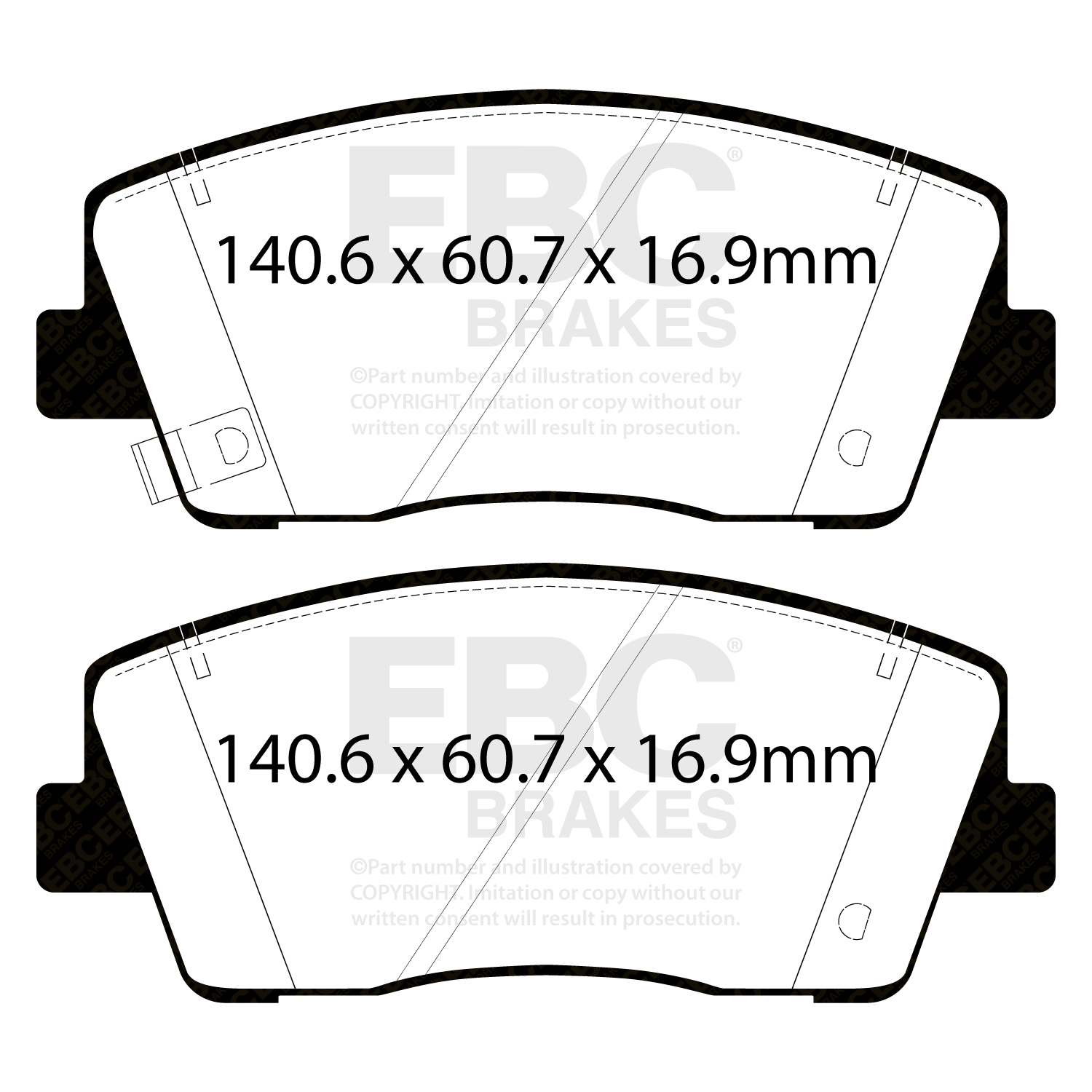 Pastiglie Sportive Stradali EBC Yellowstuff - EBC-DP42358R