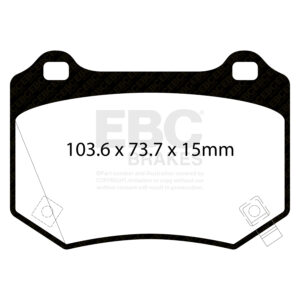 Pastiglie Sportive Stradali EBC Yellowstuff - EBC-DP42361R