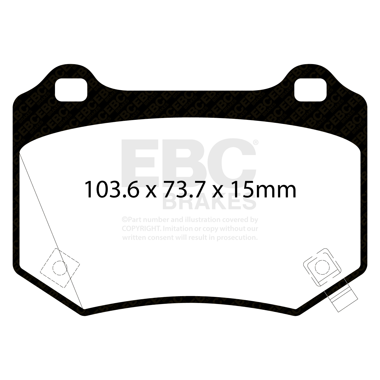 Pastiglie Sportive Stradali EBC Yellowstuff - EBC-DP42361R