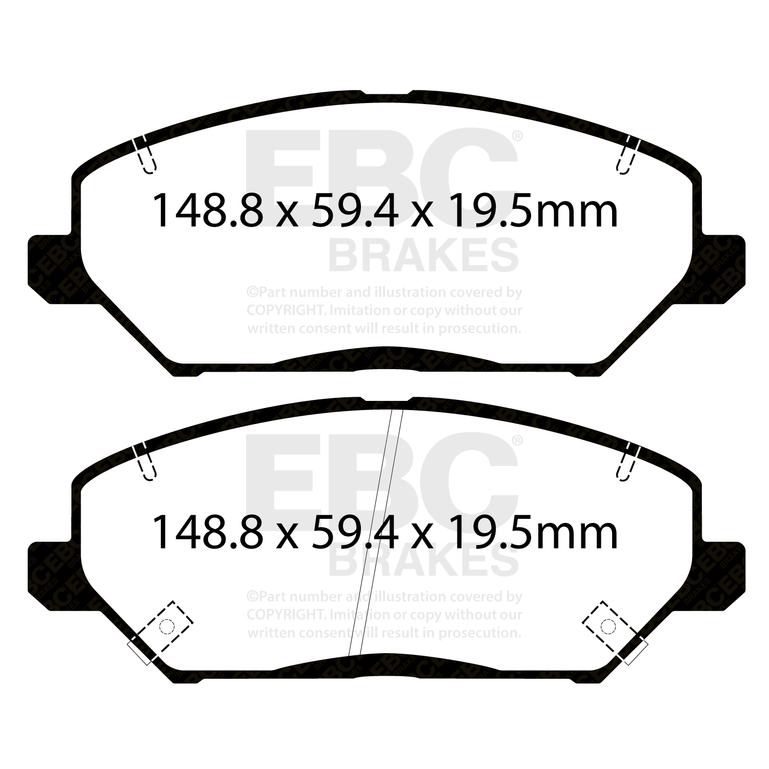 Pastiglie Sportive Stradali EBC Yellowstuff - EBC-DP42362R