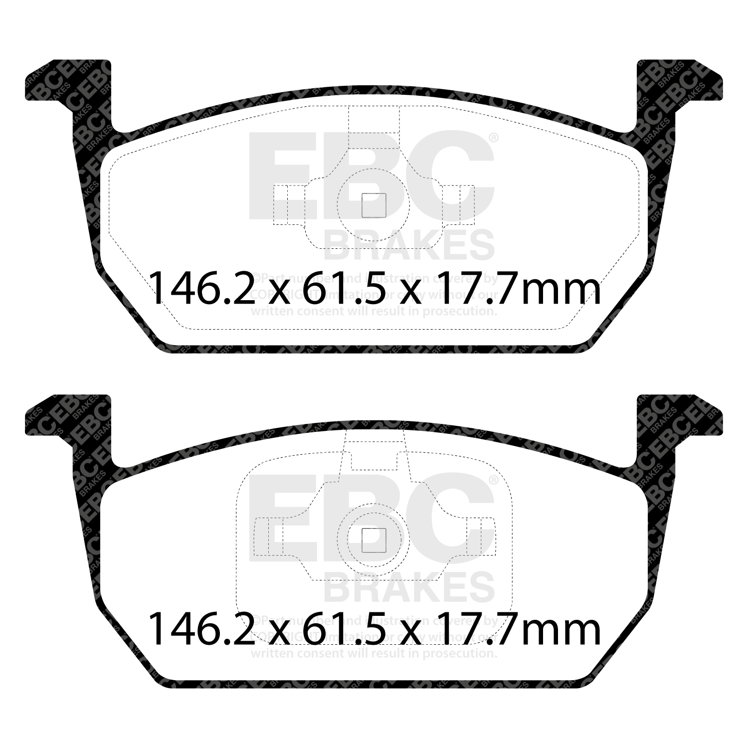 Pastiglie Sportive Stradali EBC Yellowstuff - EBC-DP42374R
