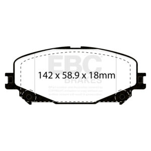 Pastiglie Sportive Stradali EBC Yellowstuff - EBC-DP42382R