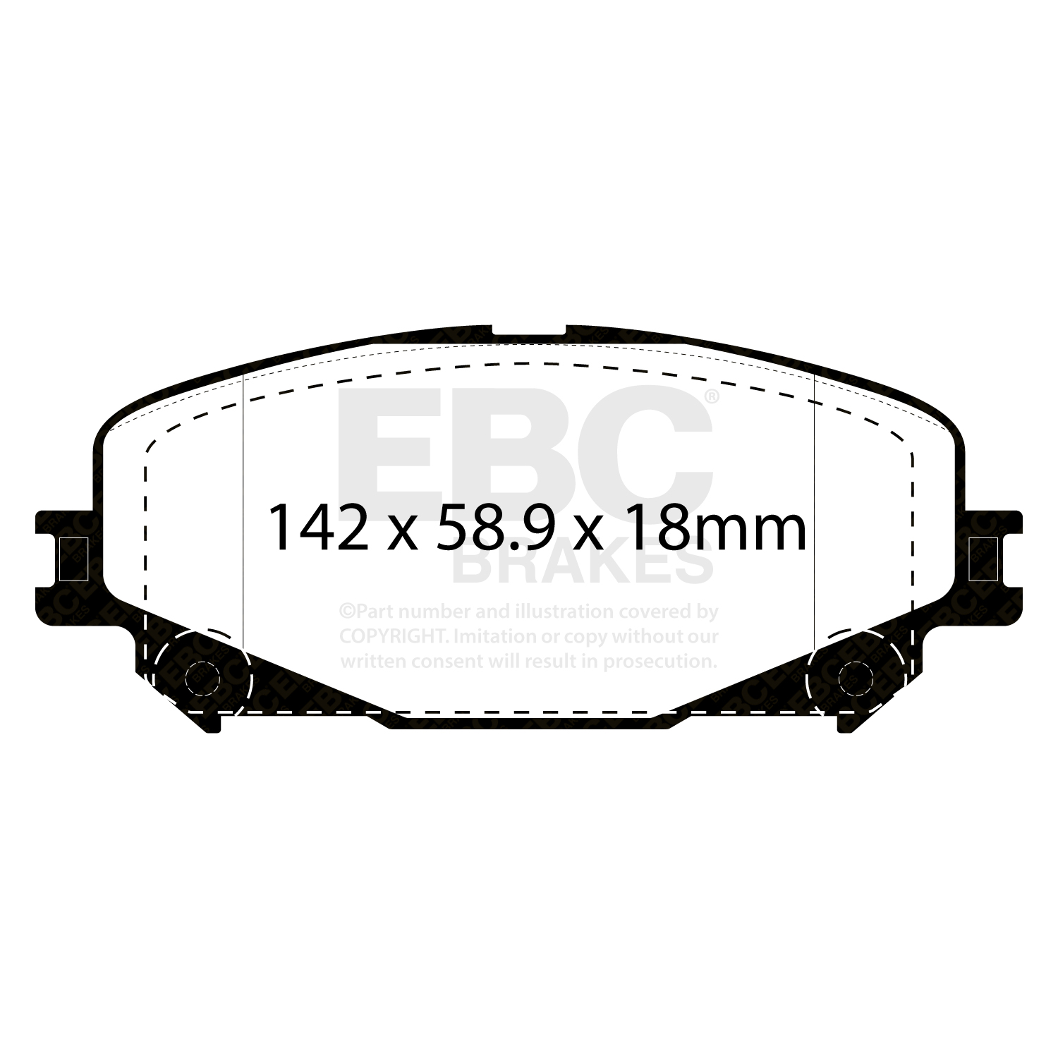 Pastiglie Sportive Stradali EBC Yellowstuff - EBC-DP42382R