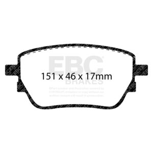 Pastiglie Sportive Stradali EBC Yellowstuff - EBC-DP42389R