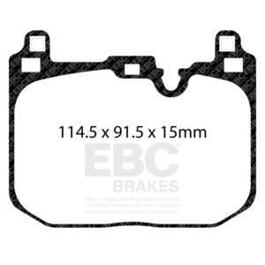 Pastiglie Sportive Stradali EBC Yellowstuff - EBC-DP42393R
