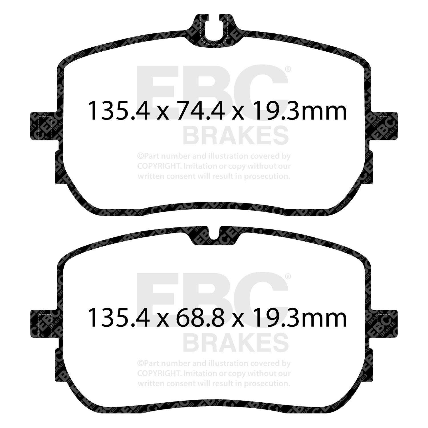 Pastiglie Sportive Stradali EBC Yellowstuff - EBC-DP42395R