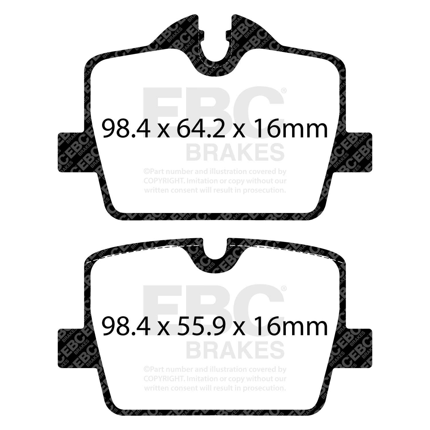 Pastiglie Sportive Stradali EBC Yellowstuff - EBC-DP42405R
