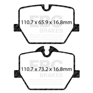 Pastiglie Sportive Stradali EBC Yellowstuff - EBC-DP42415R