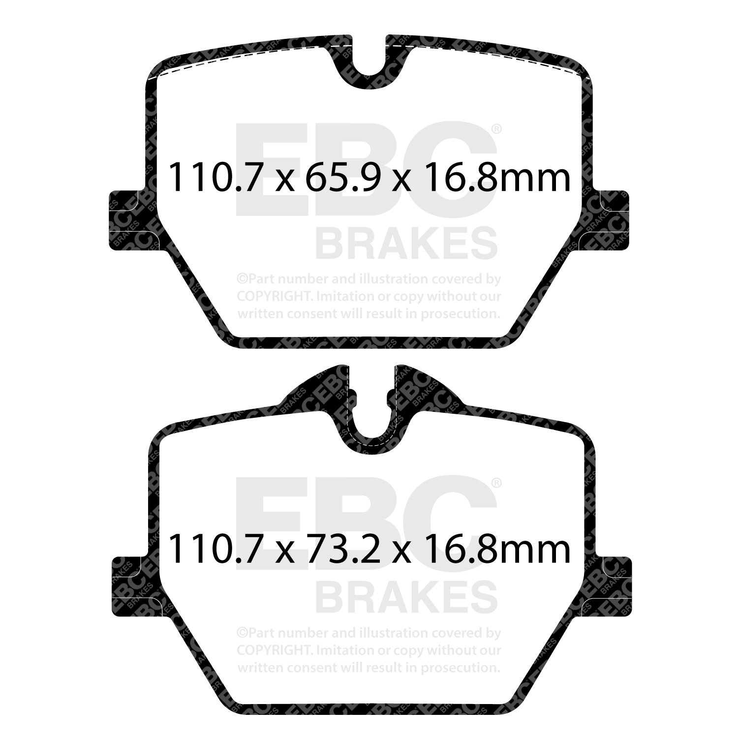Pastiglie Sportive Stradali EBC Yellowstuff - EBC-DP42415R