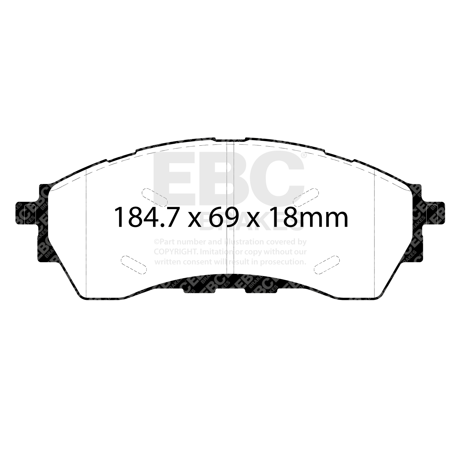 Pastiglie Sportive Stradali EBC Yellowstuff - EBC-DP42445R