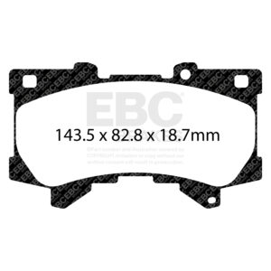 Pastiglie Sportive Stradali EBC Yellowstuff - EBC-DP42460R