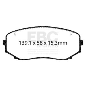 Pastiglie Sportive Stradali EBC Yellowstuff - EBC-DP42463R