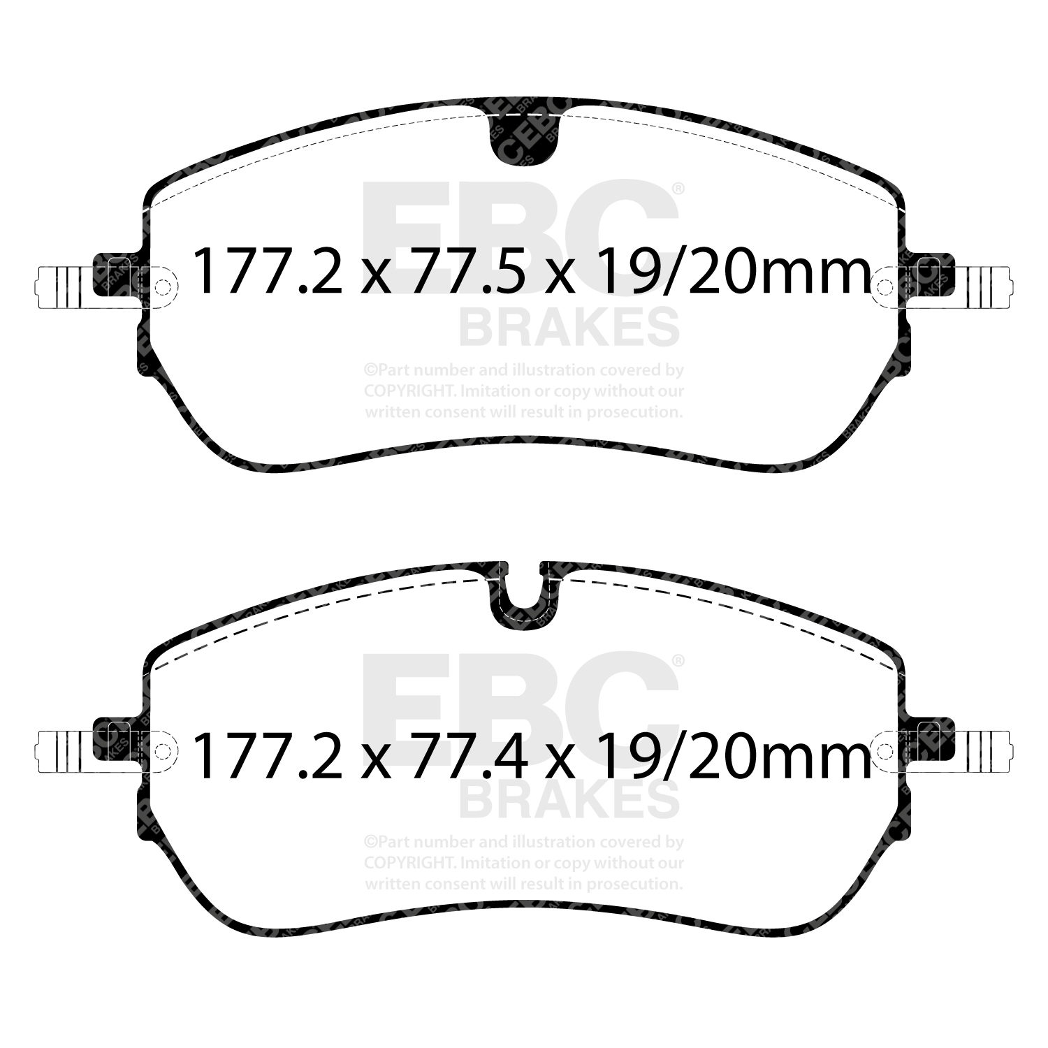 Pastiglie Sportive Stradali EBC Yellowstuff - EBC-DP42475R