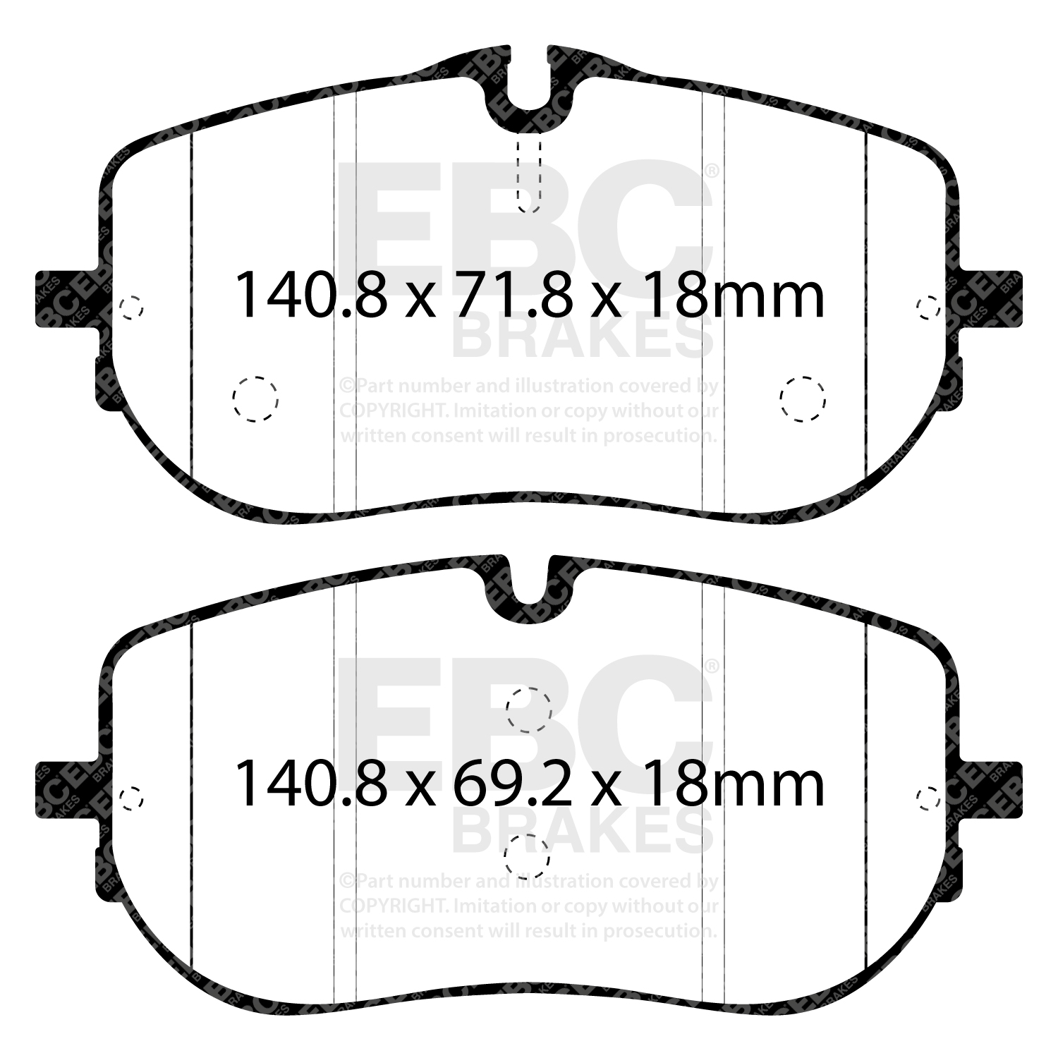 Pastiglie Sportive Stradali EBC Yellowstuff - EBC-DP42484R