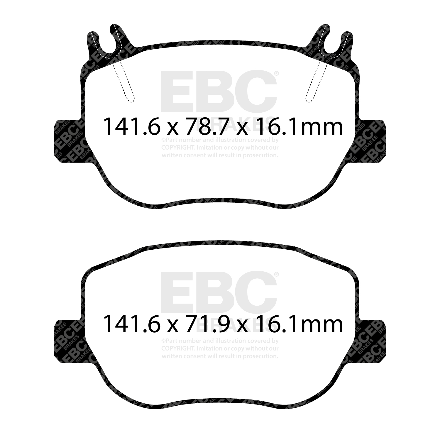 Pastiglie Sportive Stradali EBC Yellowstuff - EBC-DP42527R