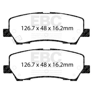 Pastiglie Sportive Stradali EBC Yellowstuff - EBC-DP43043R