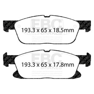 Pastiglie Sportive Stradali EBC Yellowstuff - EBC-DP43046R