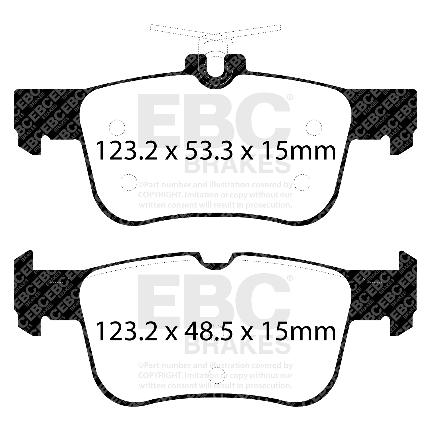 Pastiglie Sportive Stradali EBC Yellowstuff - EBC-DP43047R