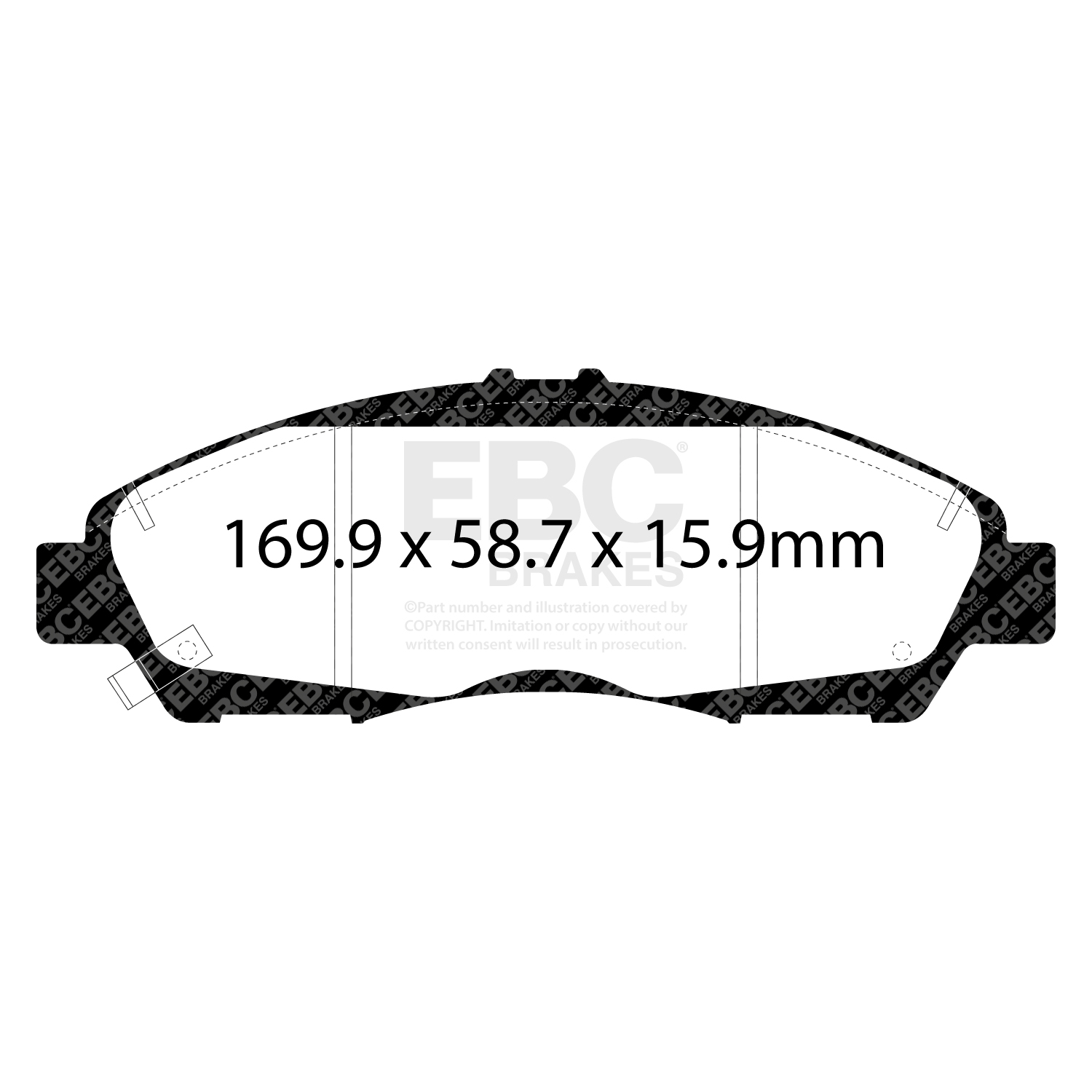 Pastiglie Sportive Stradali EBC Yellowstuff - EBC-DP43063R
