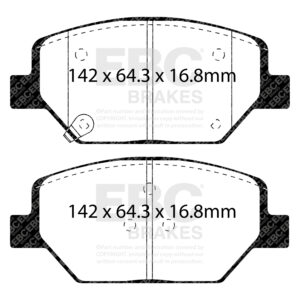 Pastiglie Sportive Stradali EBC Yellowstuff - EBC-DP43065R