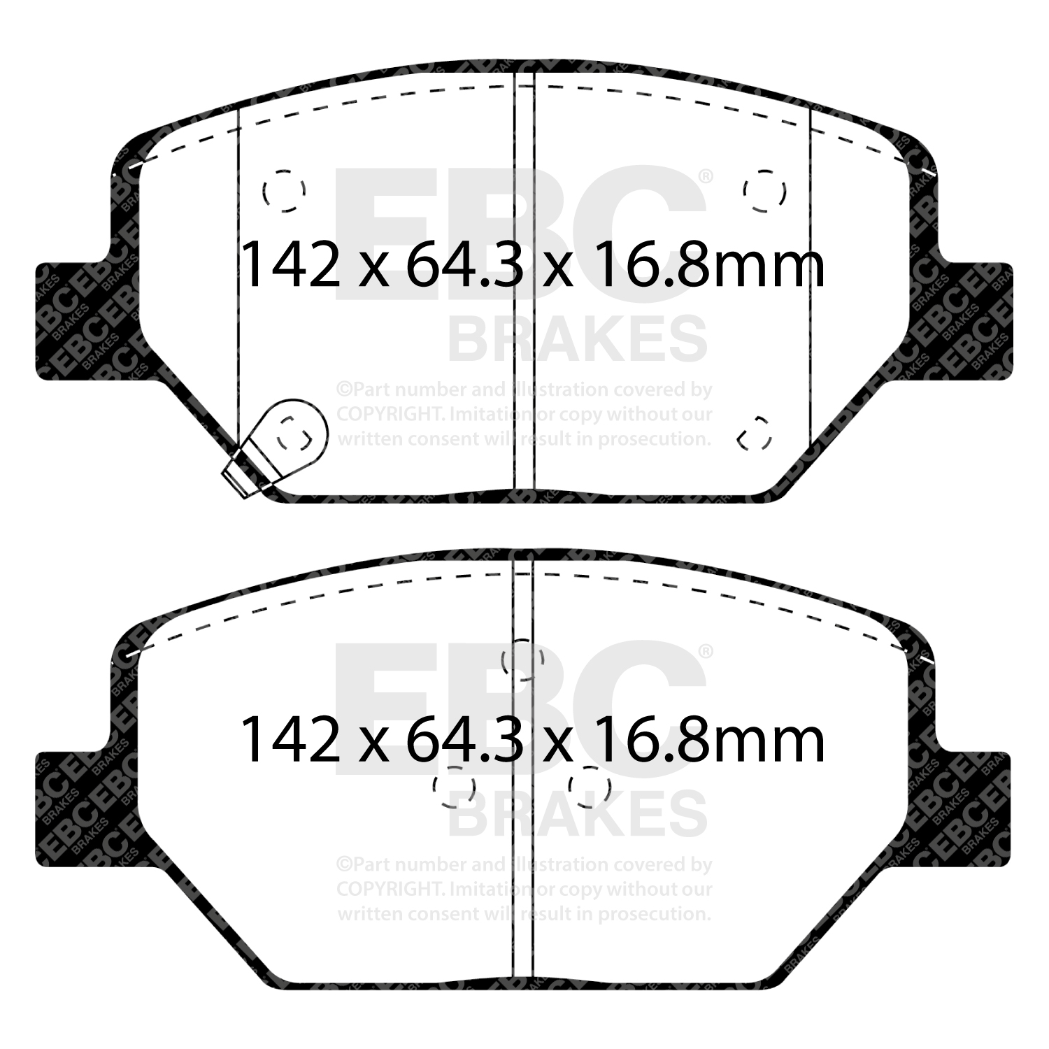 Pastiglie Sportive Stradali EBC Yellowstuff - EBC-DP43065R
