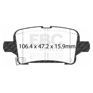 Pastiglie Sportive Stradali EBC Yellowstuff - EBC-DP43074R
