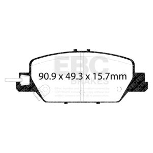 Pastiglie Sportive Stradali EBC Yellowstuff - EBC-DP43085R