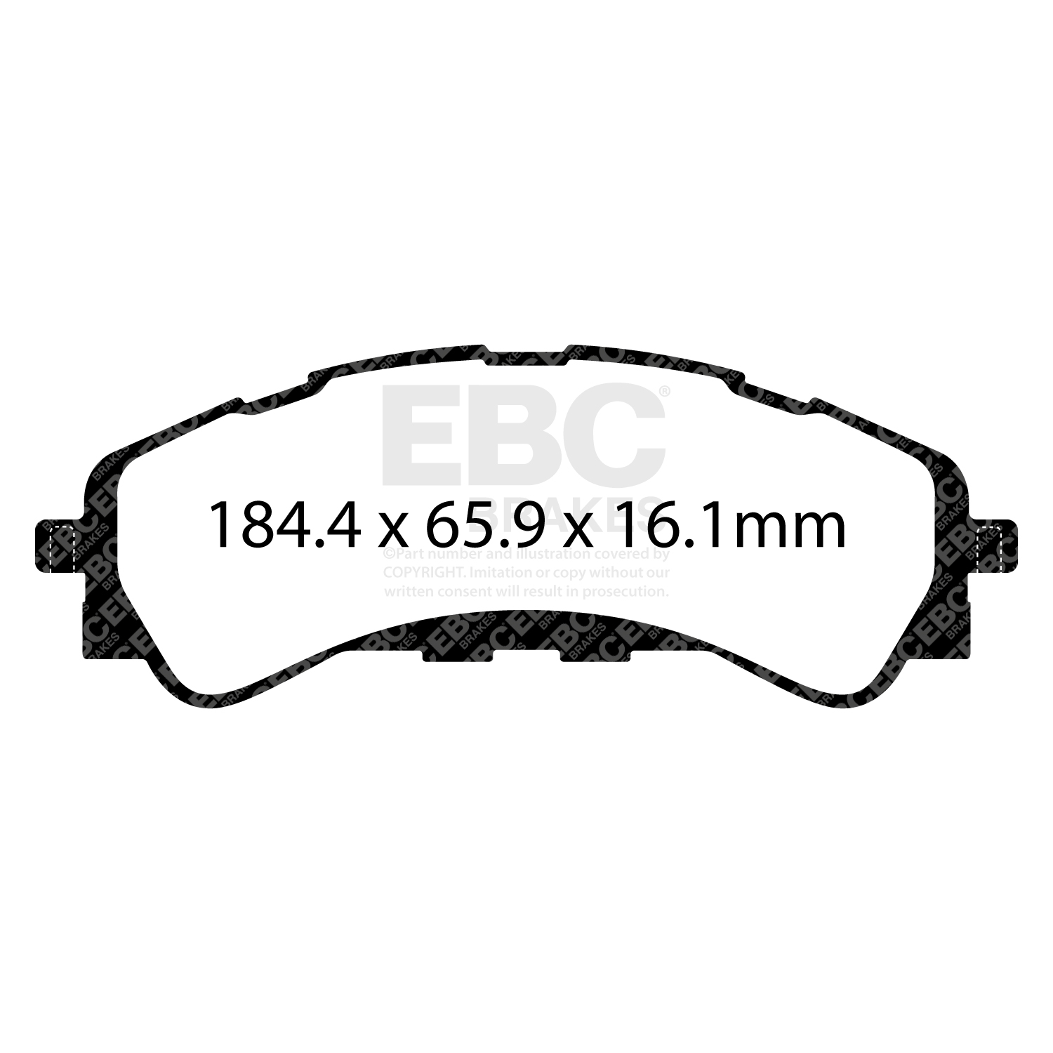 Pastiglie Sportive Stradali EBC Yellowstuff - EBC-DP43107R