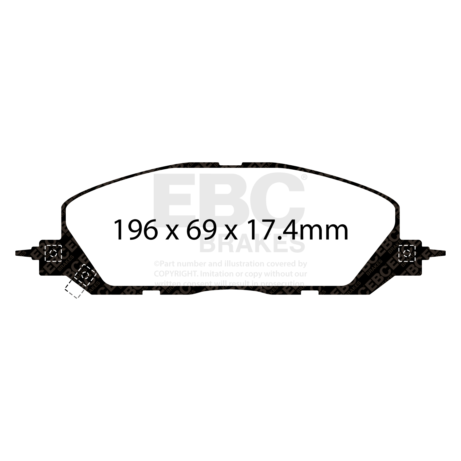 Pastiglie Sportive Stradali EBC Yellowstuff - EBC-DP43118R