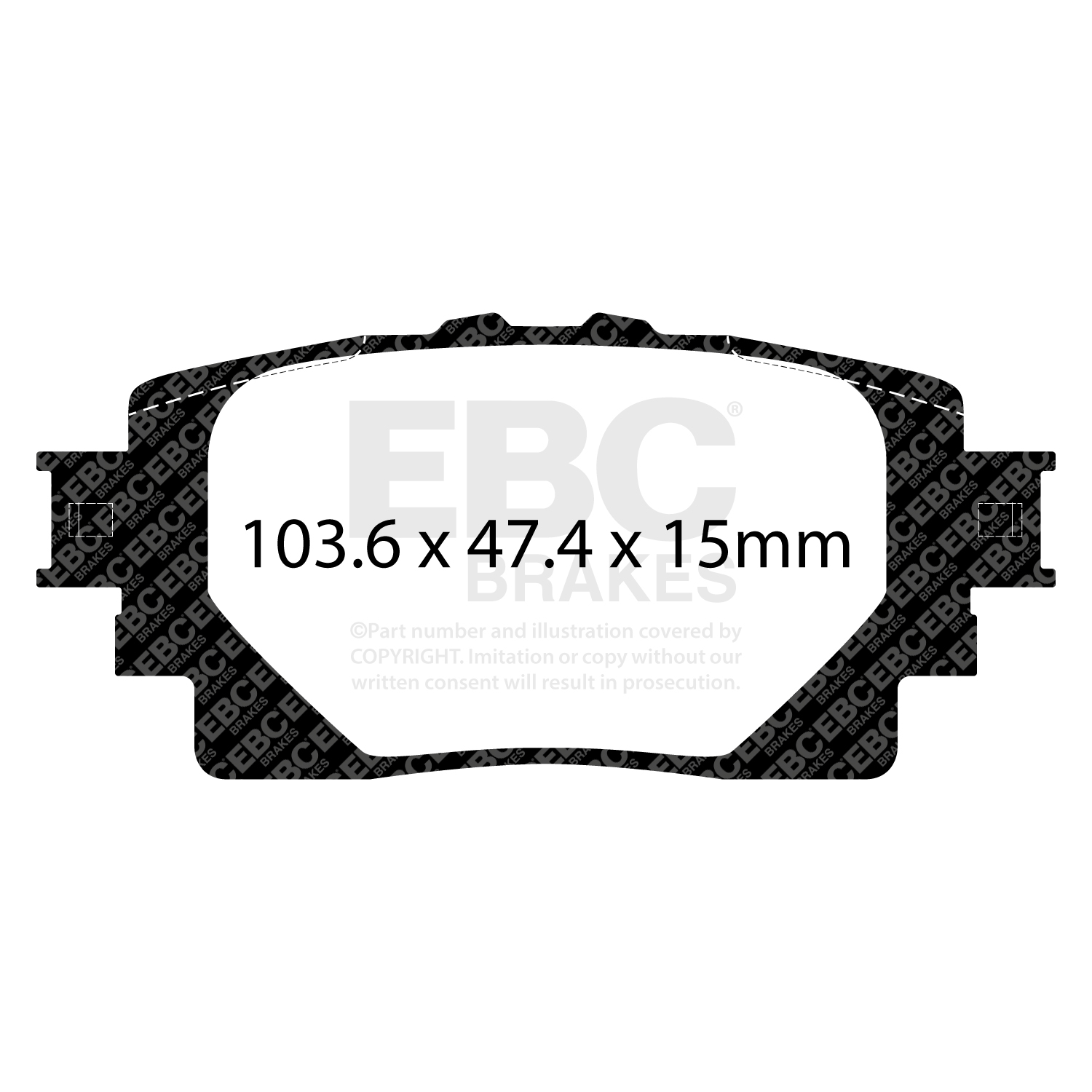 Pastiglie Sportive Stradali EBC Yellowstuff - EBC-DP43132R