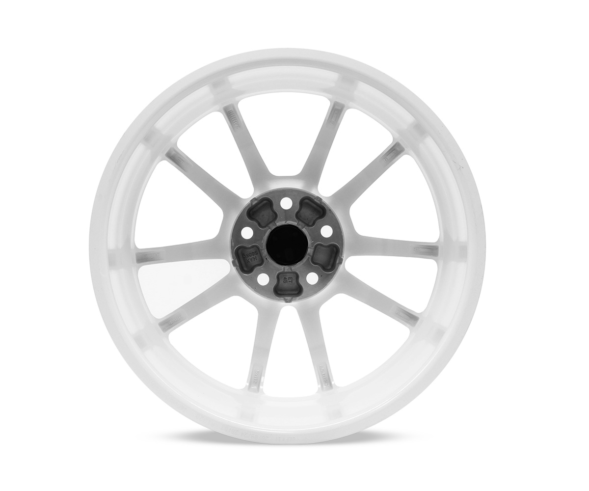 Cerchio Singolo RacingLine Cup Edition EVO 18"x8.5" ET45 Bianco Motorsport - VWR610009 - immagine 4