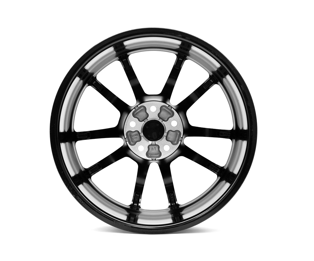 Cerchio Singolo RacingLine Cup Edition EVO 18"x8.5" ET45 Nero Lucido - VWR610010 - immagine 3