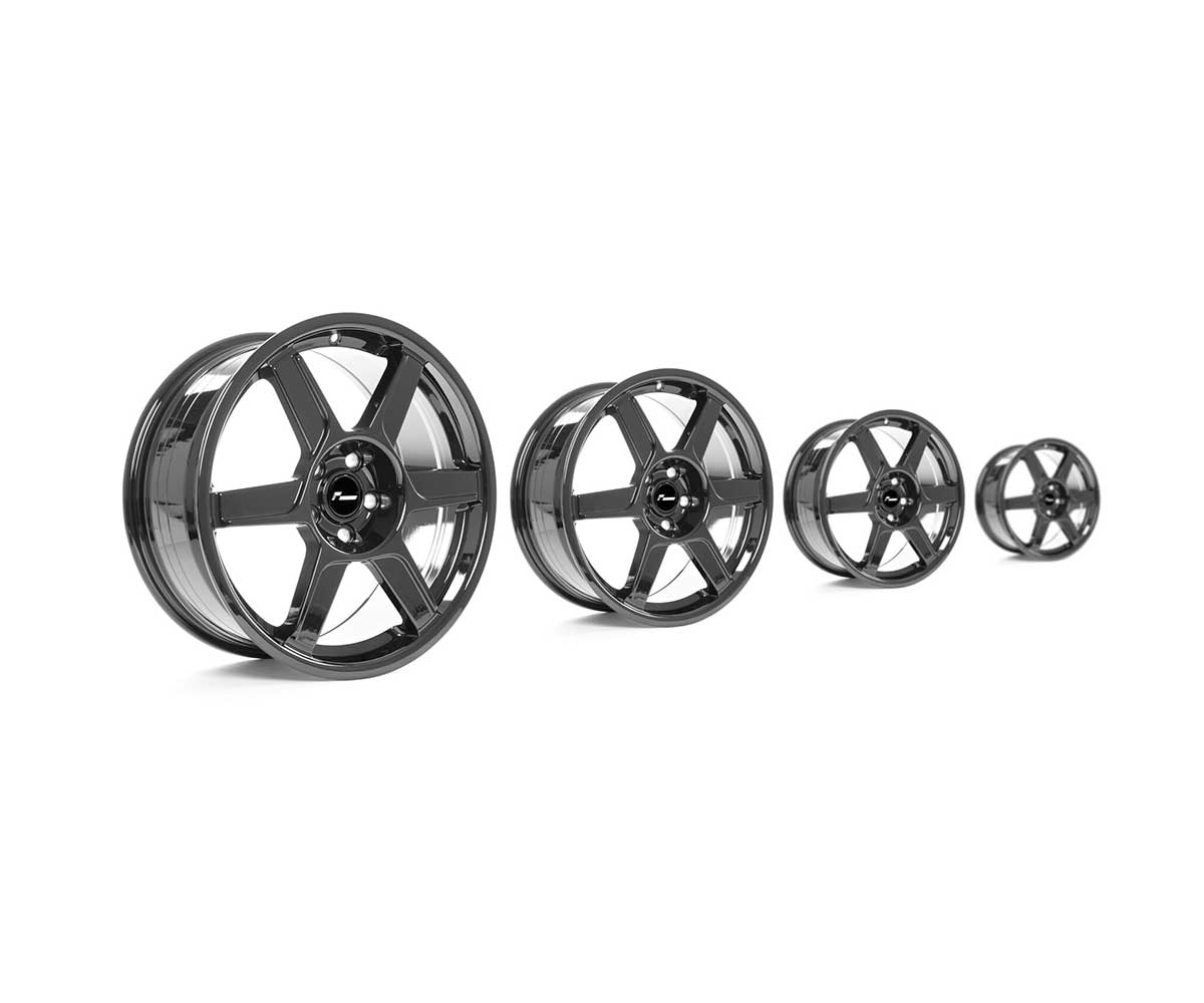 Cerchio Singolo RacingLine VWR R-06 18"x8.5" ET44 Flow Formed Nero Lucido - VWR610400