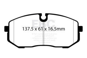 Pastiglie Racing EBC RP-X Anteriori Hyundai i20N BC3 1.6 Turbo - EBC-DP82500RPX