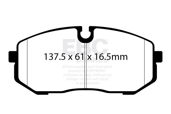 Pastiglie Racing EBC RP-X Anteriori Hyundai i20N BC3 1.6 Turbo - EBC-DP82500RPX