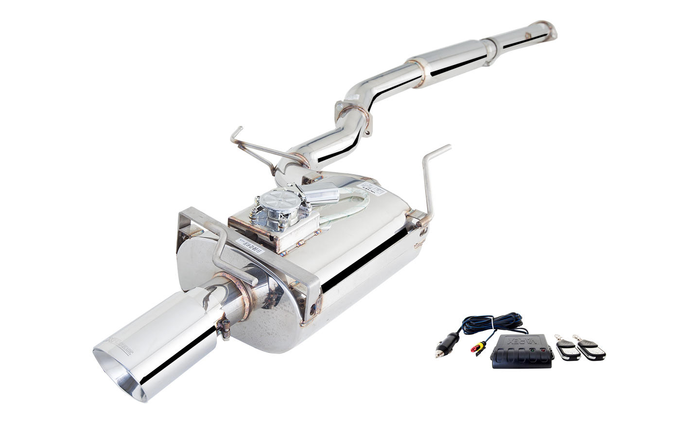 Scarico Sportivo / Catback con Valvola Varex Mitsubishi Lancer EVO 7, 8, 9 (2001-2007) – XFORCE - immagine 3