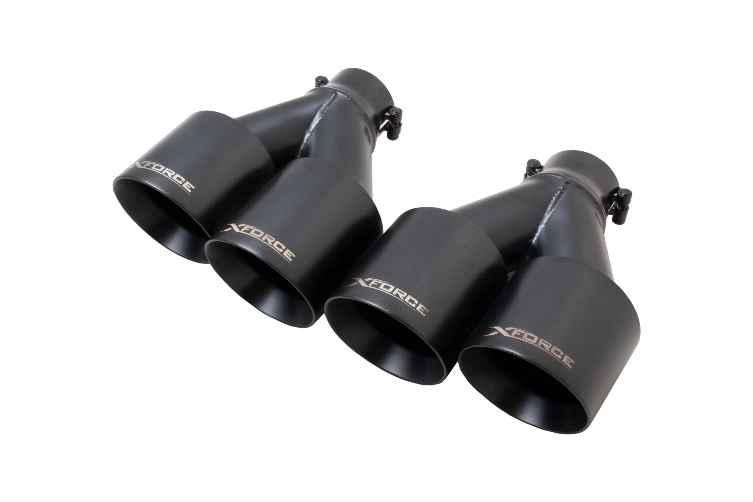 Terminali di Scarico Neri Subaru Impreza / Subaru WRX STI WRX Sedan (G3) S2 (2011-2014) – XFORCE
