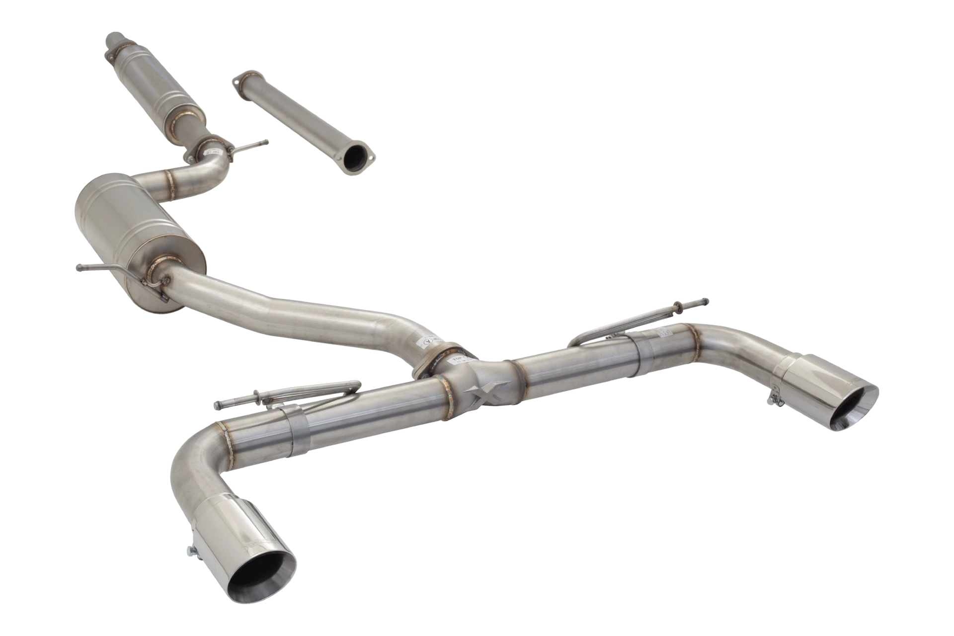 Scarico Sportivo / Catback con Valvola Varex Volkswagen Golf TSI 1.4L MK7 & MK7.5 (2013-2021) – XFORCE - immagine 3
