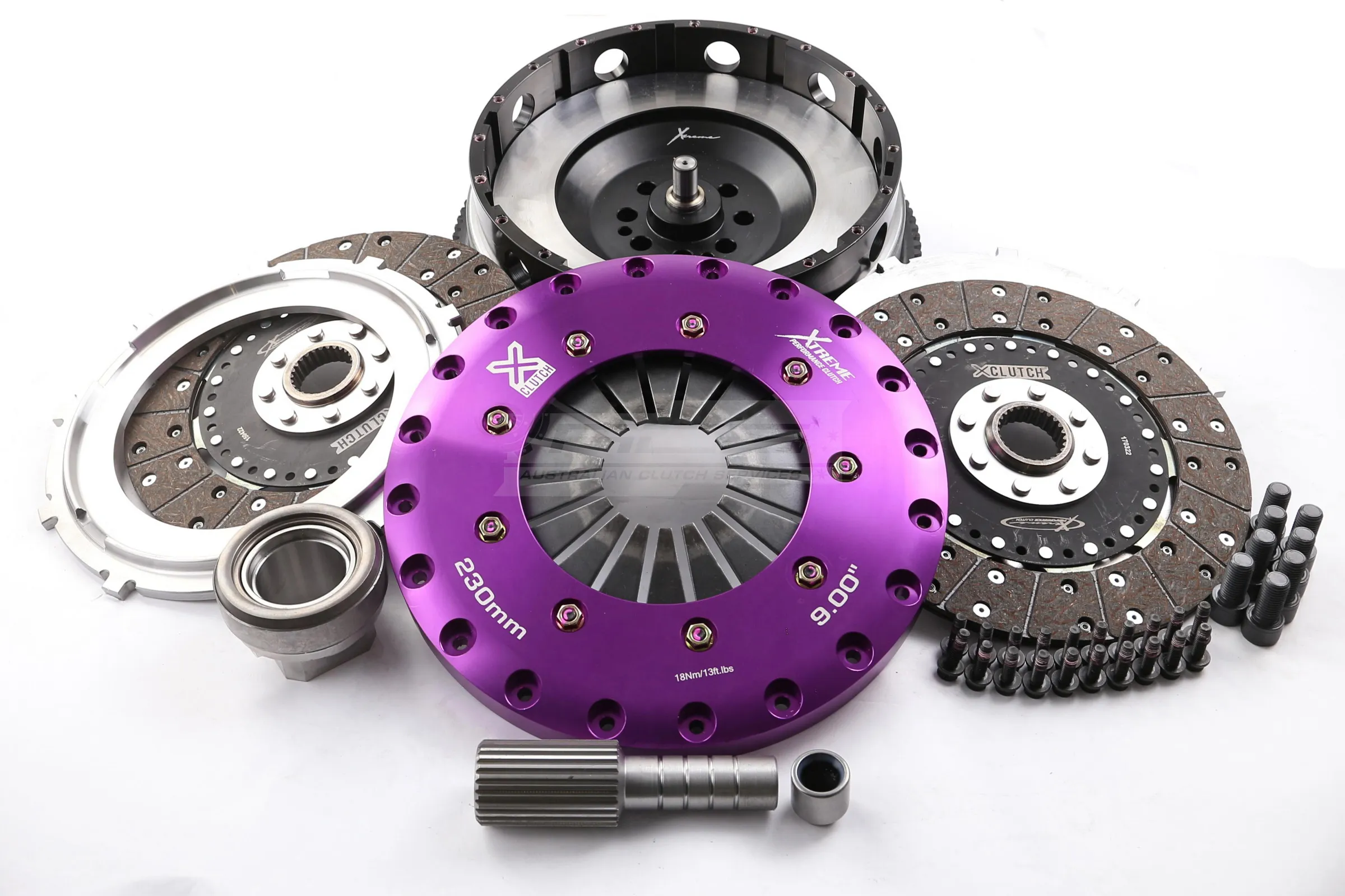 Kit Frizione 230mm Twin Plate Rinforzata Organica 1200Nm + Volano Monomassa BMW 1-Series E82/E88 / 3-Series E90/E91/E92/E93 – Xtreme Performance
