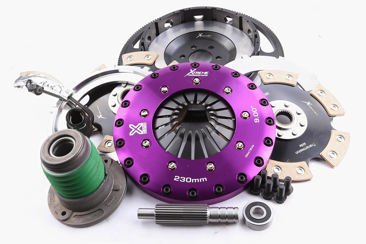 Kit Frizione 230mm Twin Plate Rinforzata Ceramica 1800Nm + Volano Monomassa Chevrolet Corvette C6 – Xtreme Performance