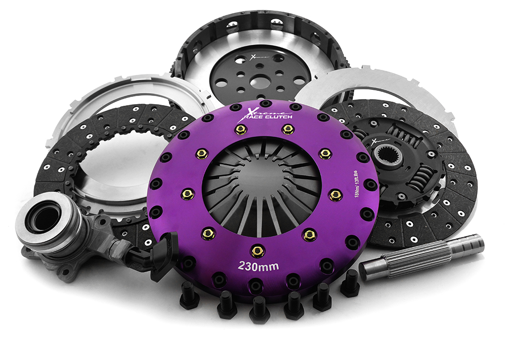 Kit Frizione 230mm Twin Plate Rinforzata Organica 1000Nm + Volano Monomassa Ford Focus / Mondeo / S-MAX – Xtreme Performance