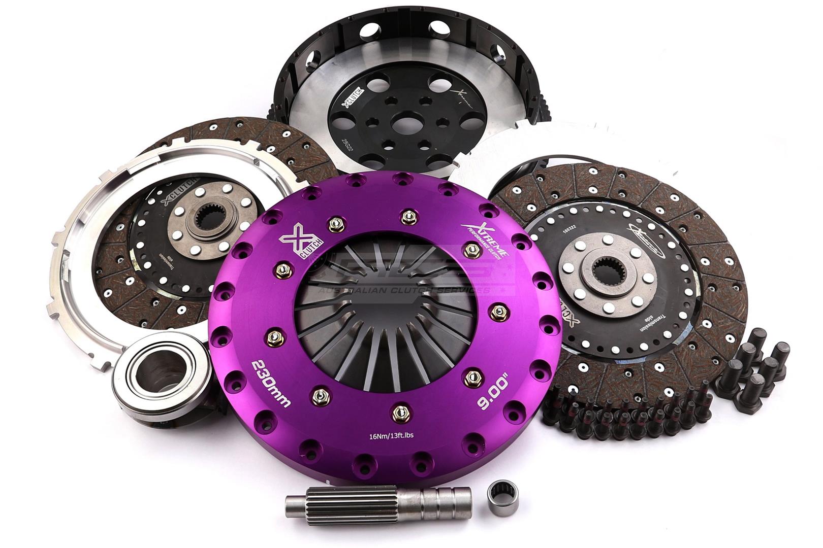 Kit Frizione 230mm Twin Plate Rinforzata Organica 1200Nm + Volano Monomassa Mazda 3 BK3P/BK14/BL14 / 6 GG3P / CX-7 ER3P/ER10L – Xtreme Performance
