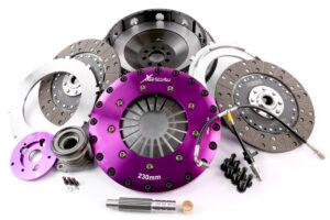 Kit Frizione 230mm Twin Plate Rinforzata Organica 1200Nm + Volano Monomassa G35 / G37 / 350Z Z33 / 370Z Z34 / Skyline V36 – Xtreme Performance