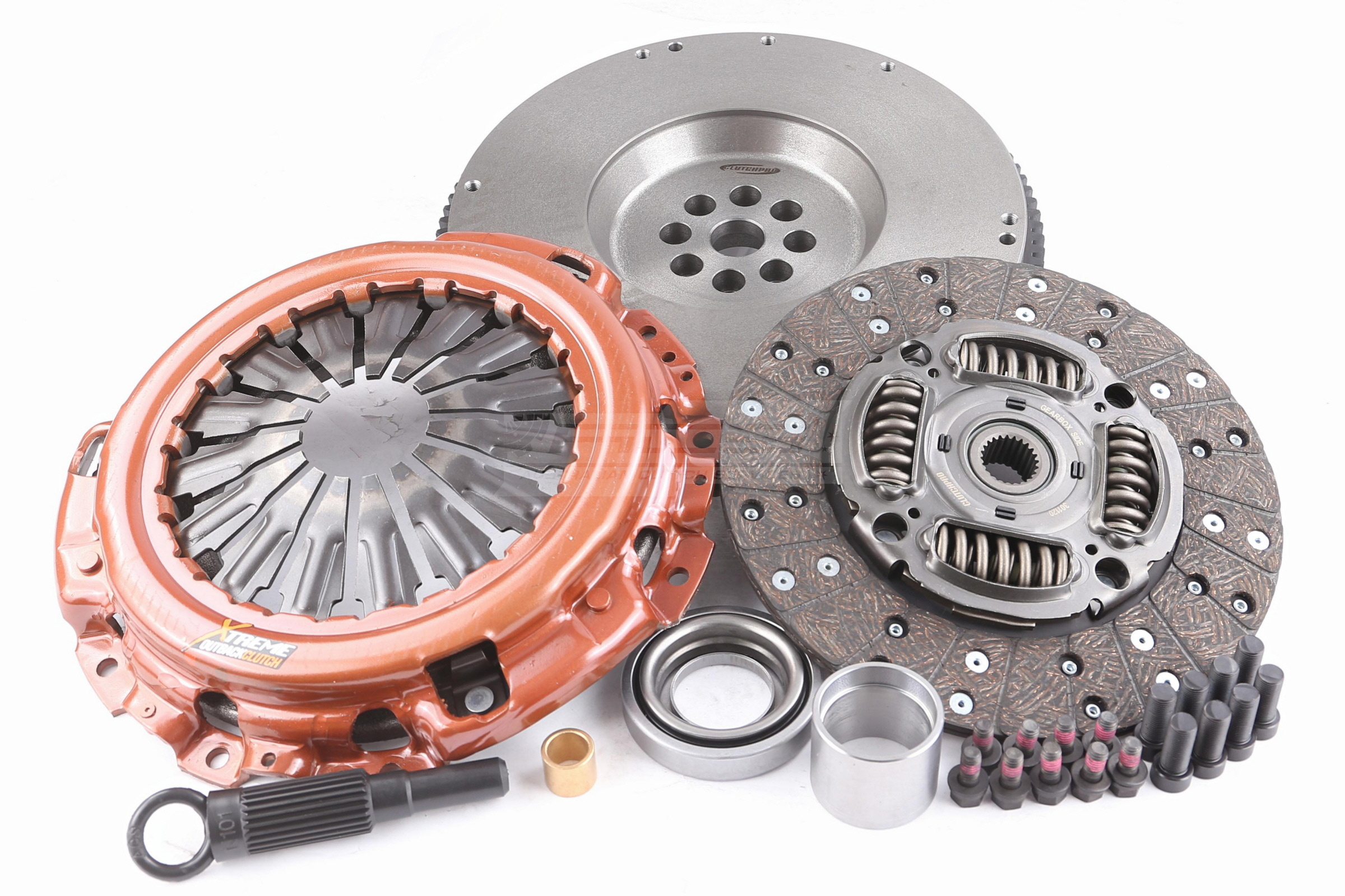 Kit Frizione Rinforzata Organica 620Nm + 25% + Volano Monomassa - Nissan Navara D40 / Pathfinder R51 - Xtreme Outback